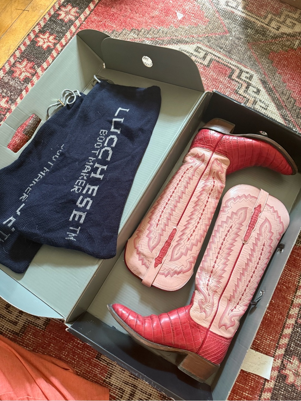 Lucchese Limited Edition Exotic Priscilla Boot - Picture 3 of 15
